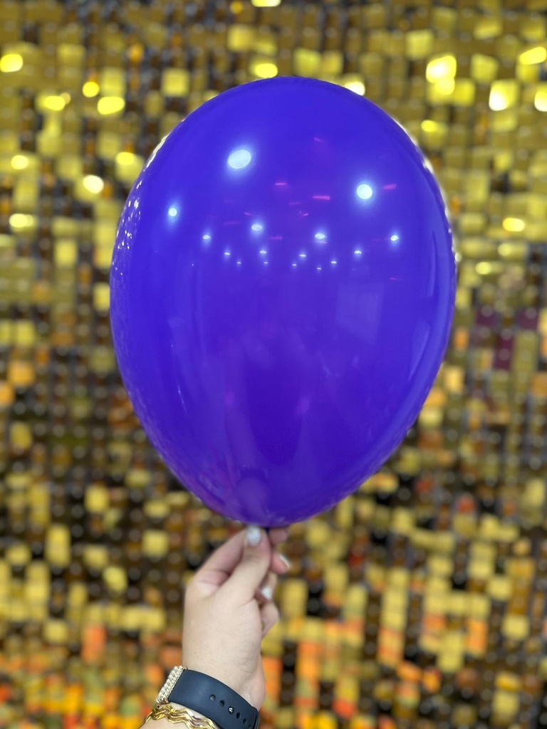 12" İç Mekan Dekorasyon Balonu Violet - 100 Adet